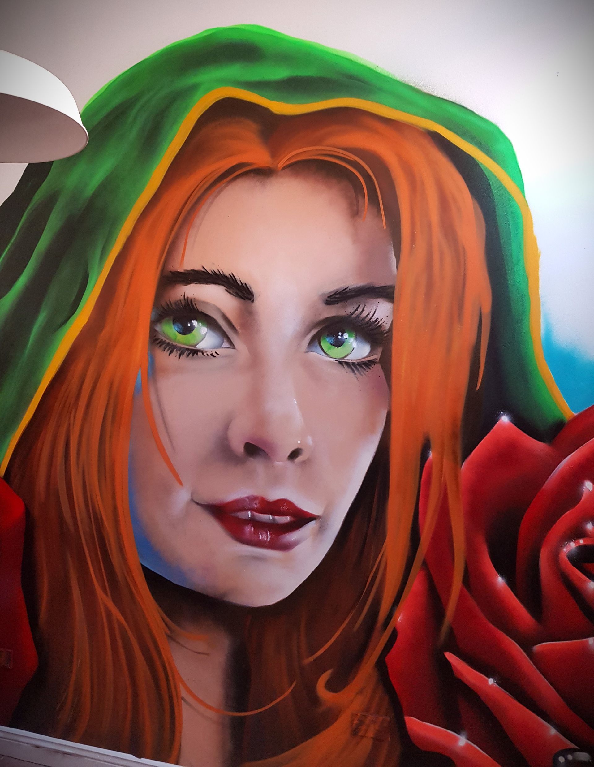 St Brigid mural Dublin