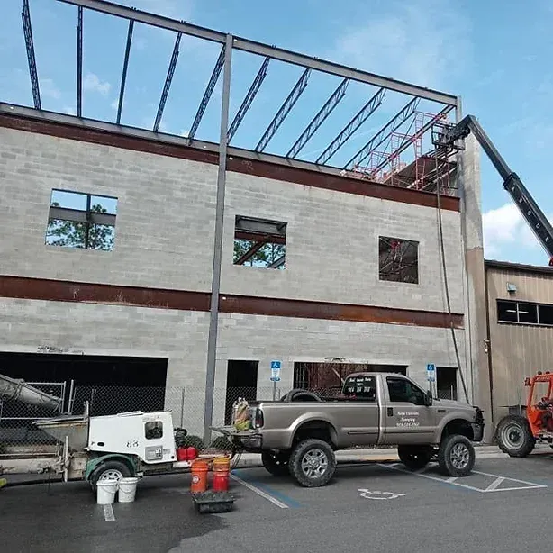 Renovating Commercial Building — St. Augustine, FL — Reed Concrete Pumping LLC