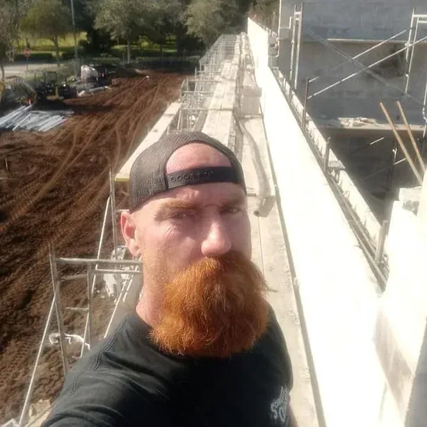 Man Working on the Construction Site — St. Augustine, FL — Reed Concrete Pumping LLC
