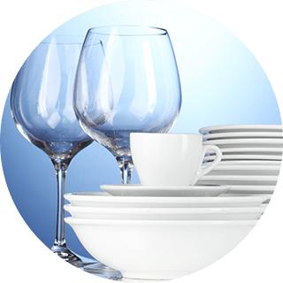 Wine Glass and Plates - Water Treatment in Jacksonville, FL