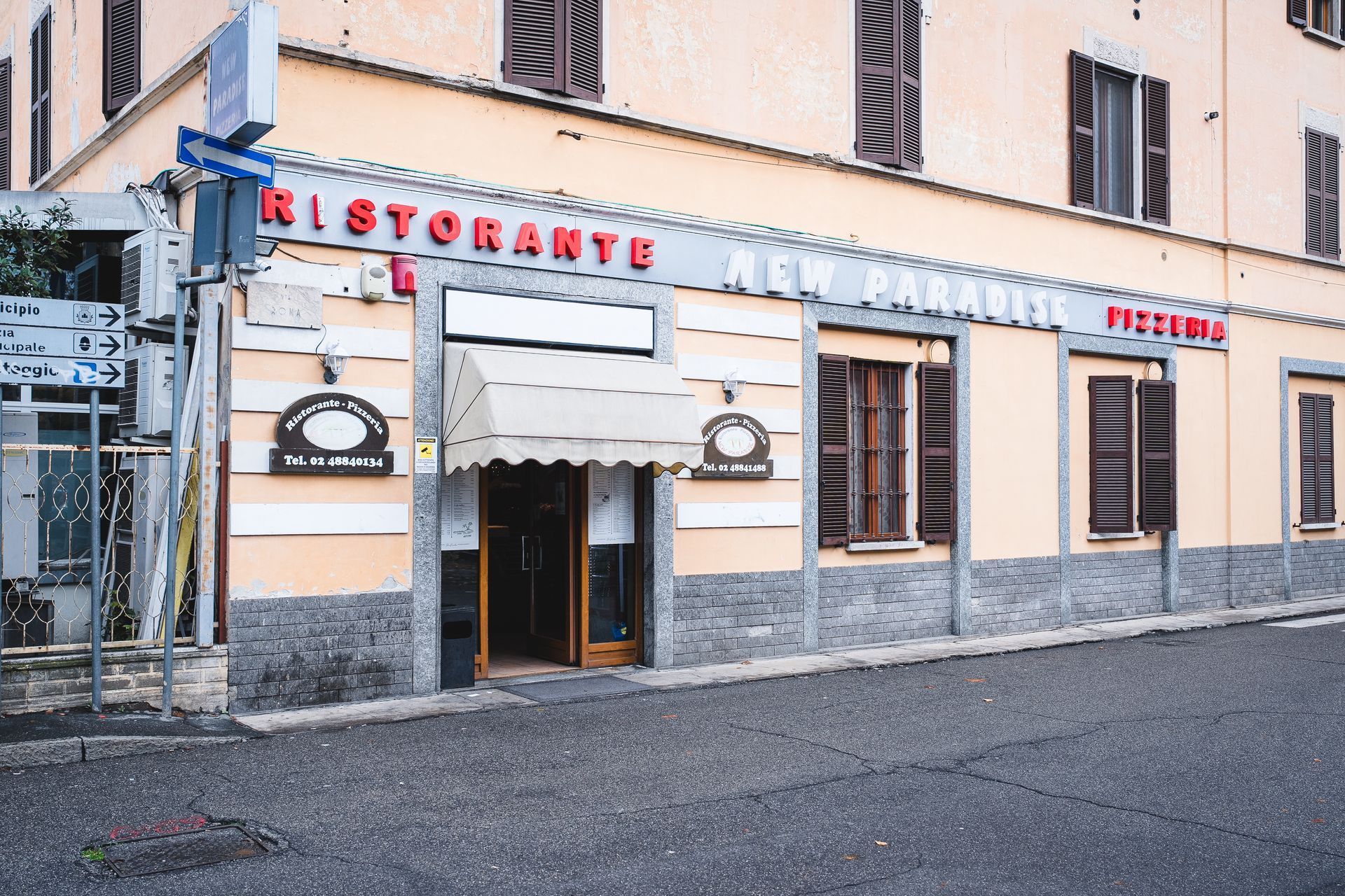 Esterno della pizzeria Ristorante 