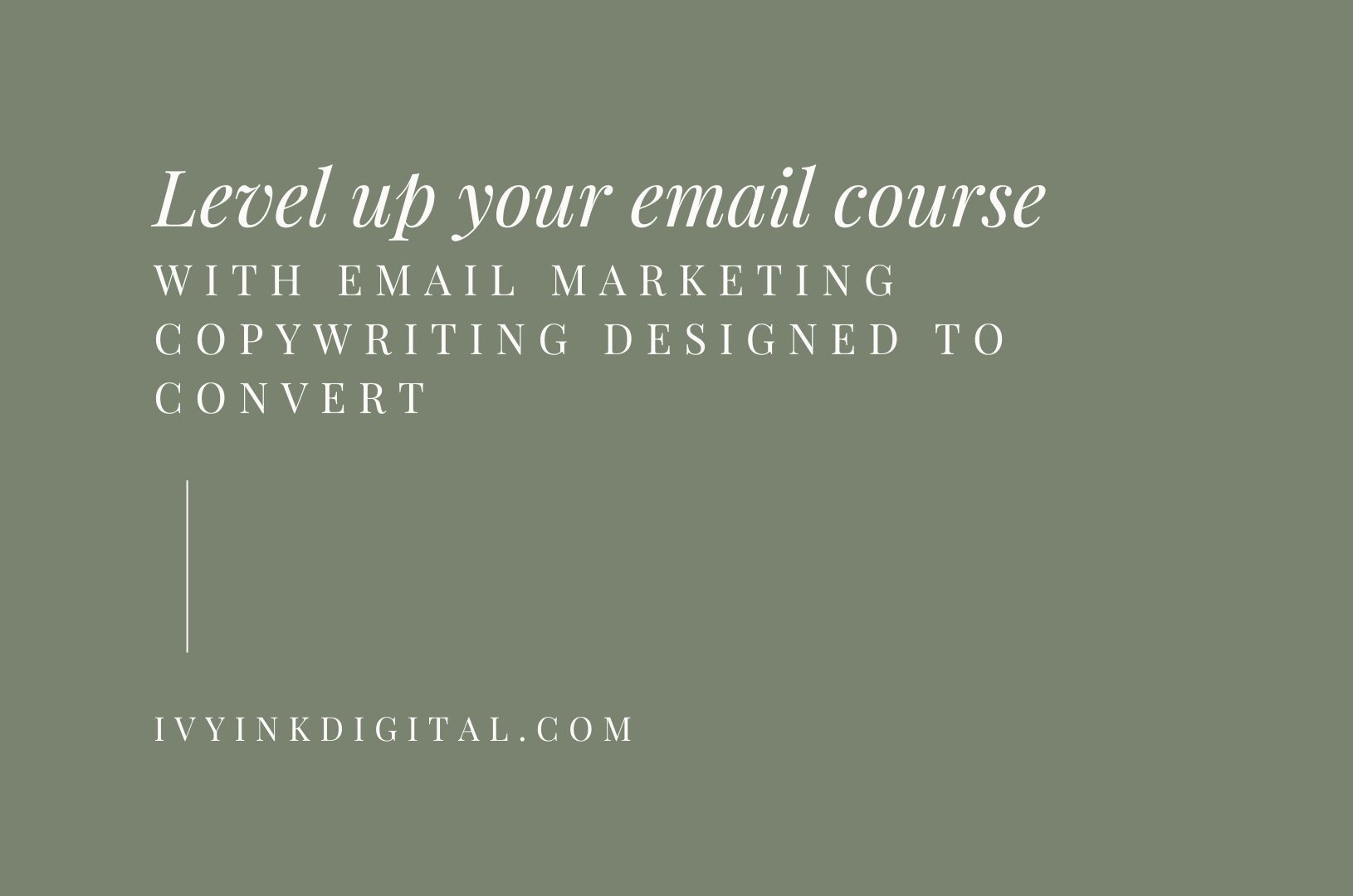 Blog cover - level up your email course with email marketing copywriting designed to convert