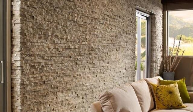 Brick Wall in Living room — Stone Design in Midvale UT