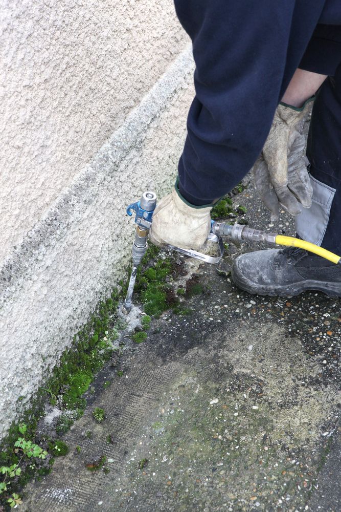A Person Is Cleaning A Faucet With A Hose — ASAP Pest Control in Bonogin, QLD