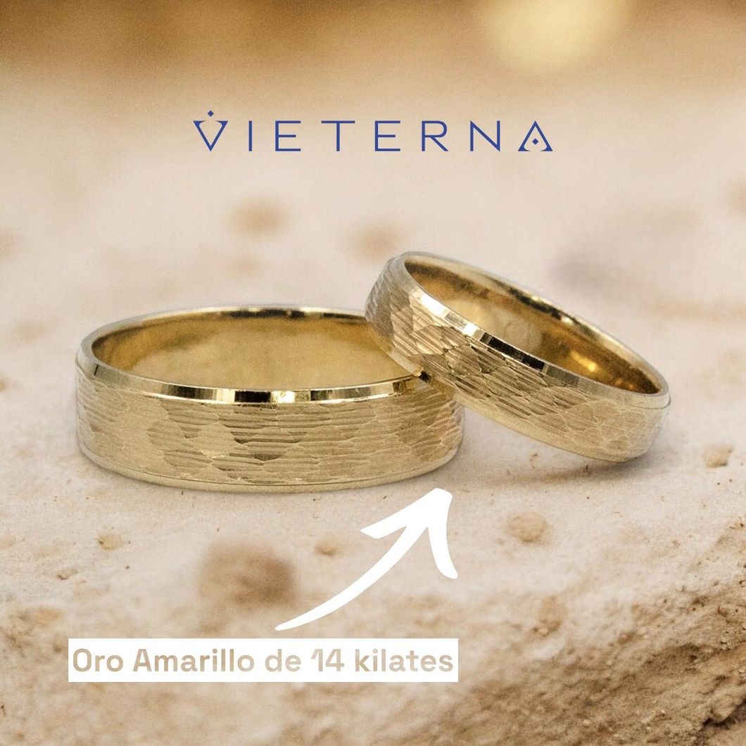 Anillos de Matrimonio Oro amarillo 10 y 14 Kilates