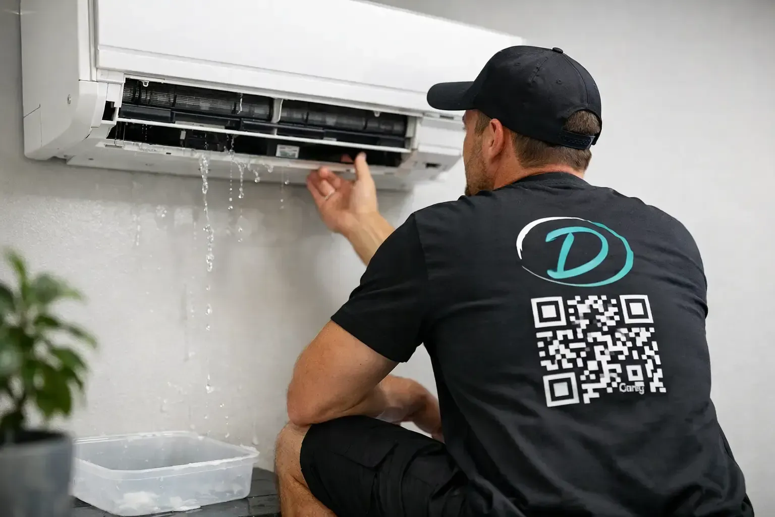 Water Leaking AC Unit