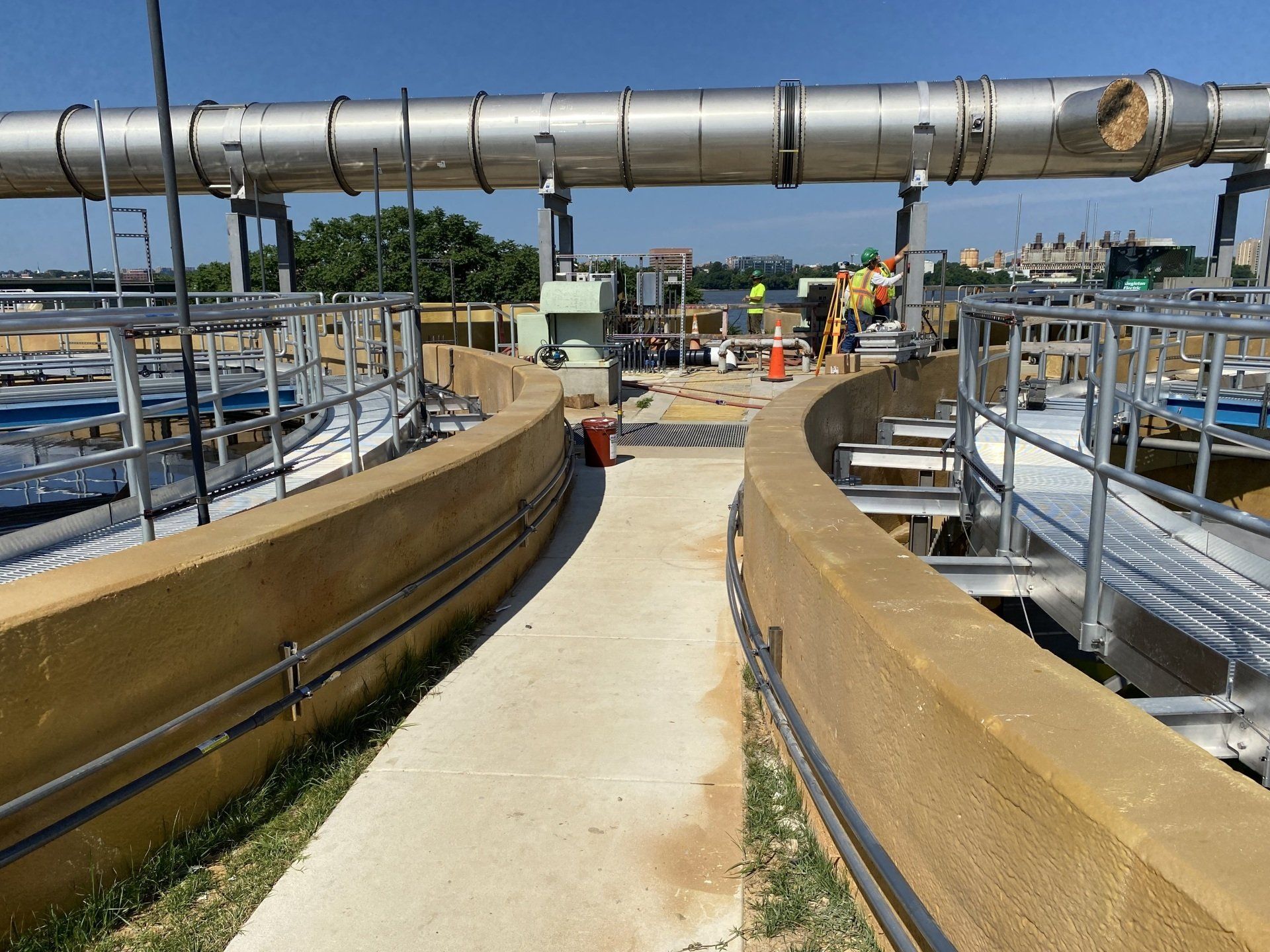 Completed tanks in-service without covers