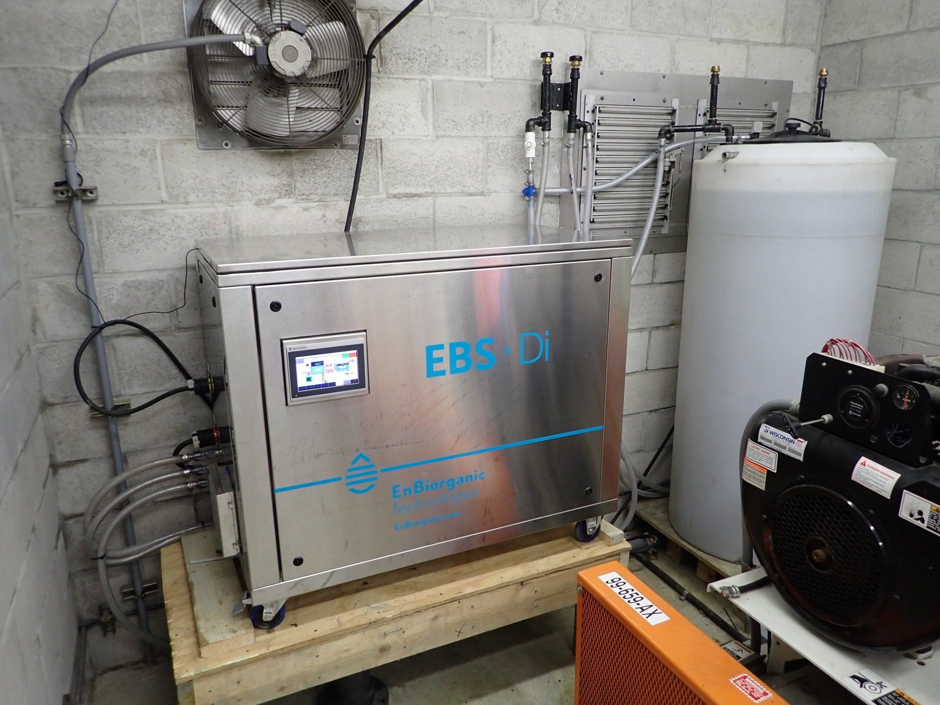 EBS-Di bioaugmentation unit installed in pump station