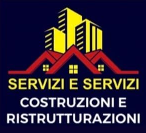 Logo: Yellow buildings atop red roofs with