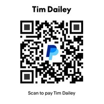 QR code for PayPal payment to Tim Dailey.