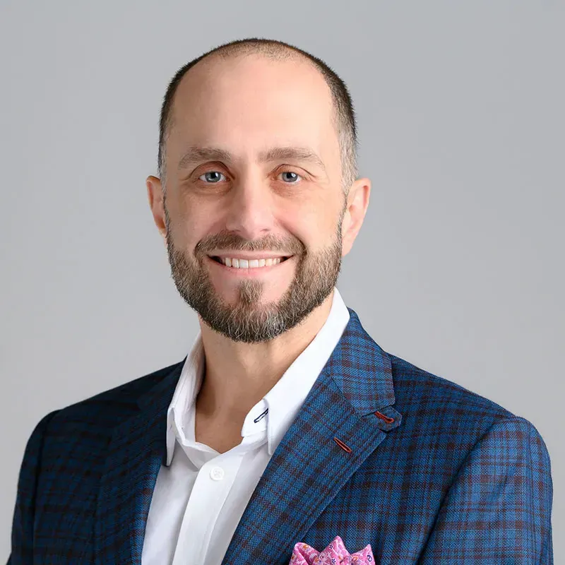 A silhouette of a man 's head on a white background.