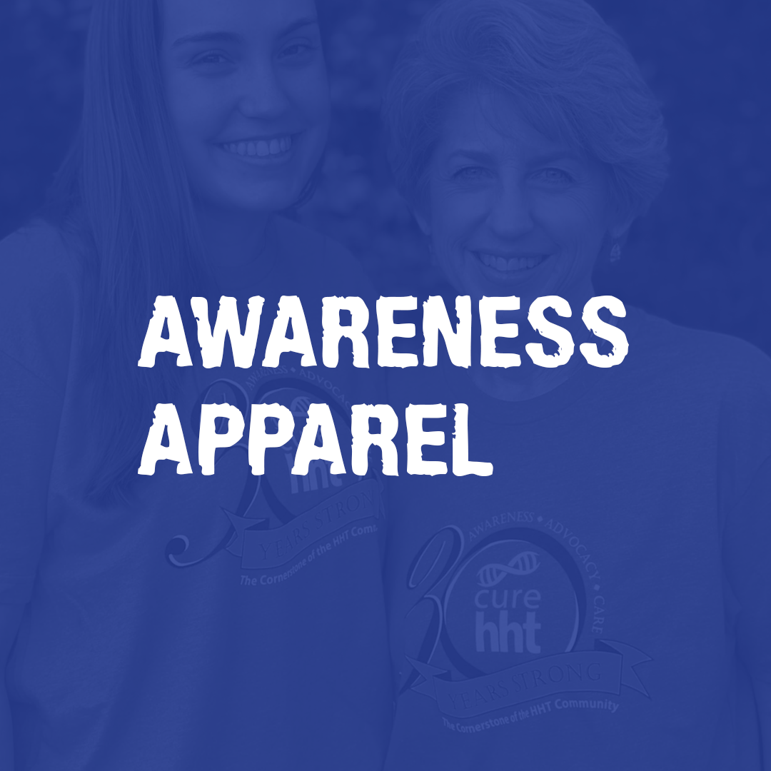 A blue background with two women and the words `` awareness apparel ''