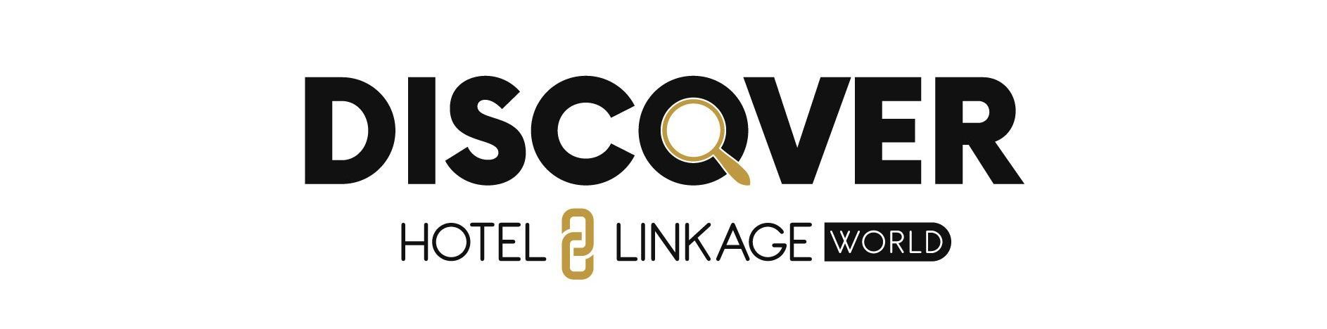 Discover Hotel Linkage Direct Logosu. Hotel Linkage ürünlerinin anlatıldığı bir webiner serisi