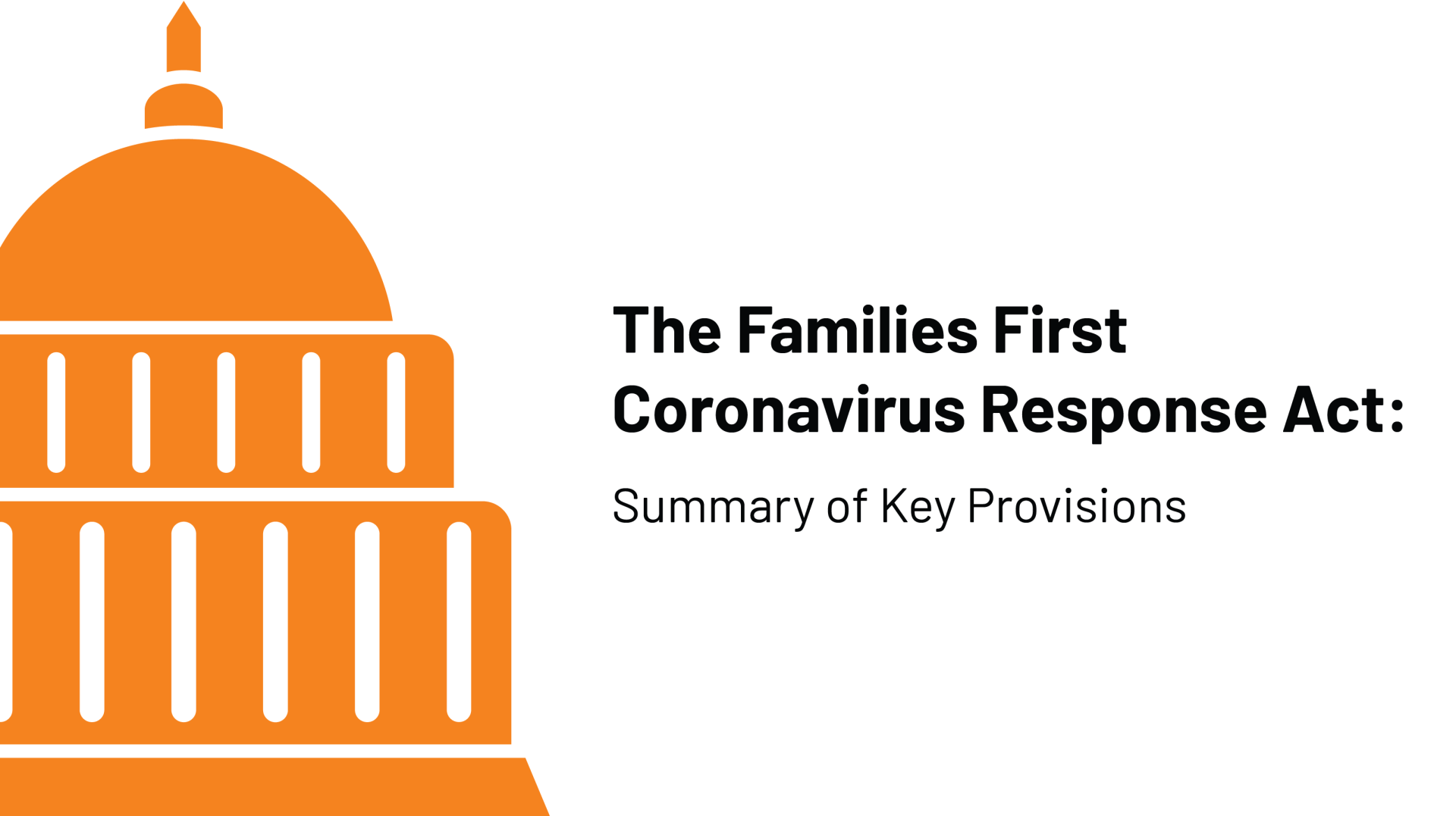 Families First Coronavirus Response Act, Cares Act, COVID-19