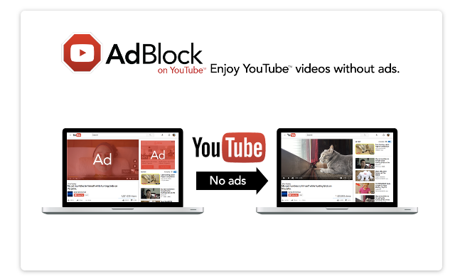 Bild über den AdBlock bei YouTube