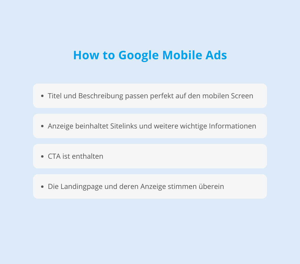Beispiel Mobile Werbung Kampagnen Google Wer
