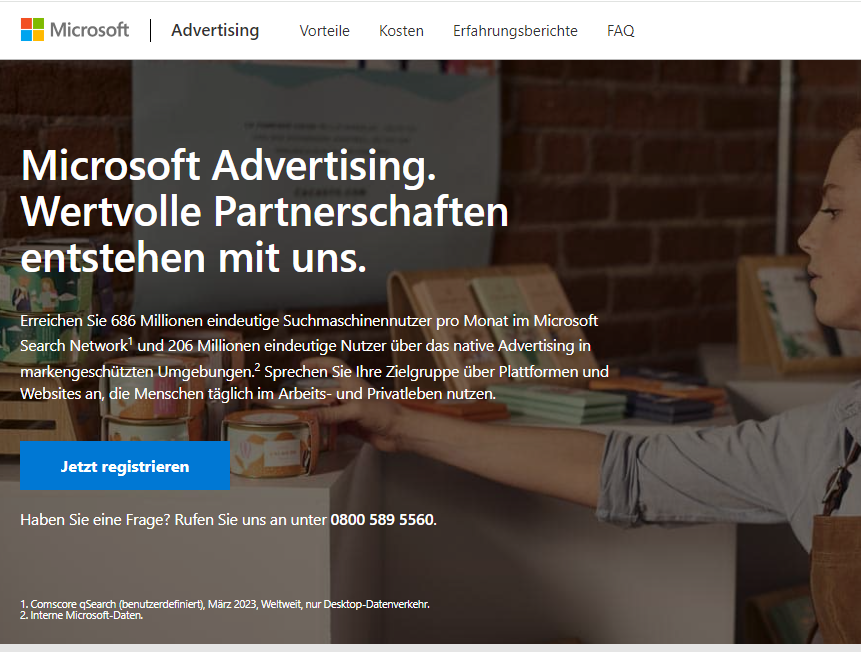 Ausschnitt von Microsoft Advertising über das Entstehen von wertvolle Partnerschaften