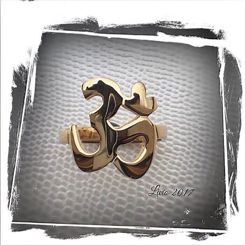 Anello con simbolo Om