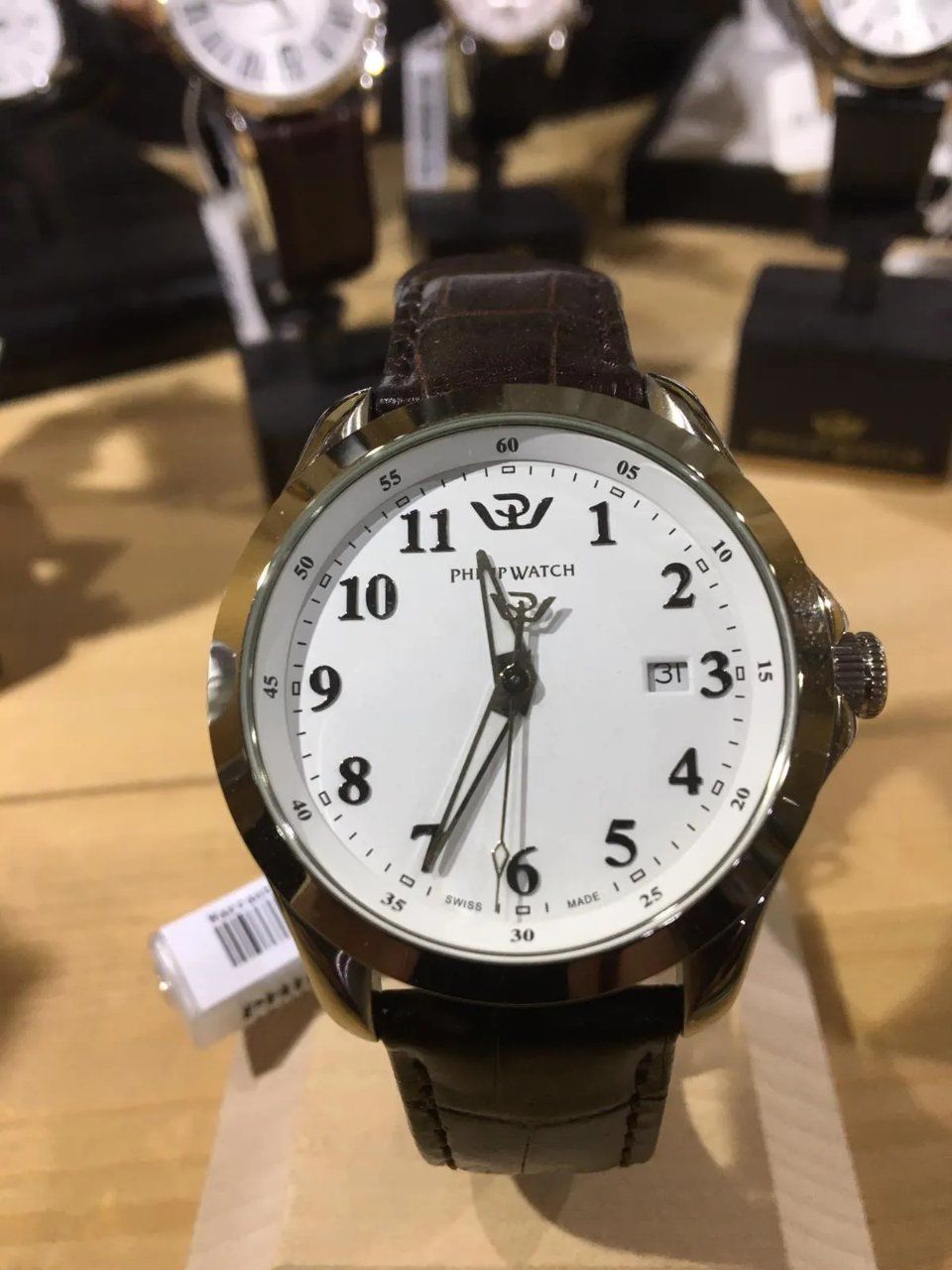 Orologio con cinturino in pelle