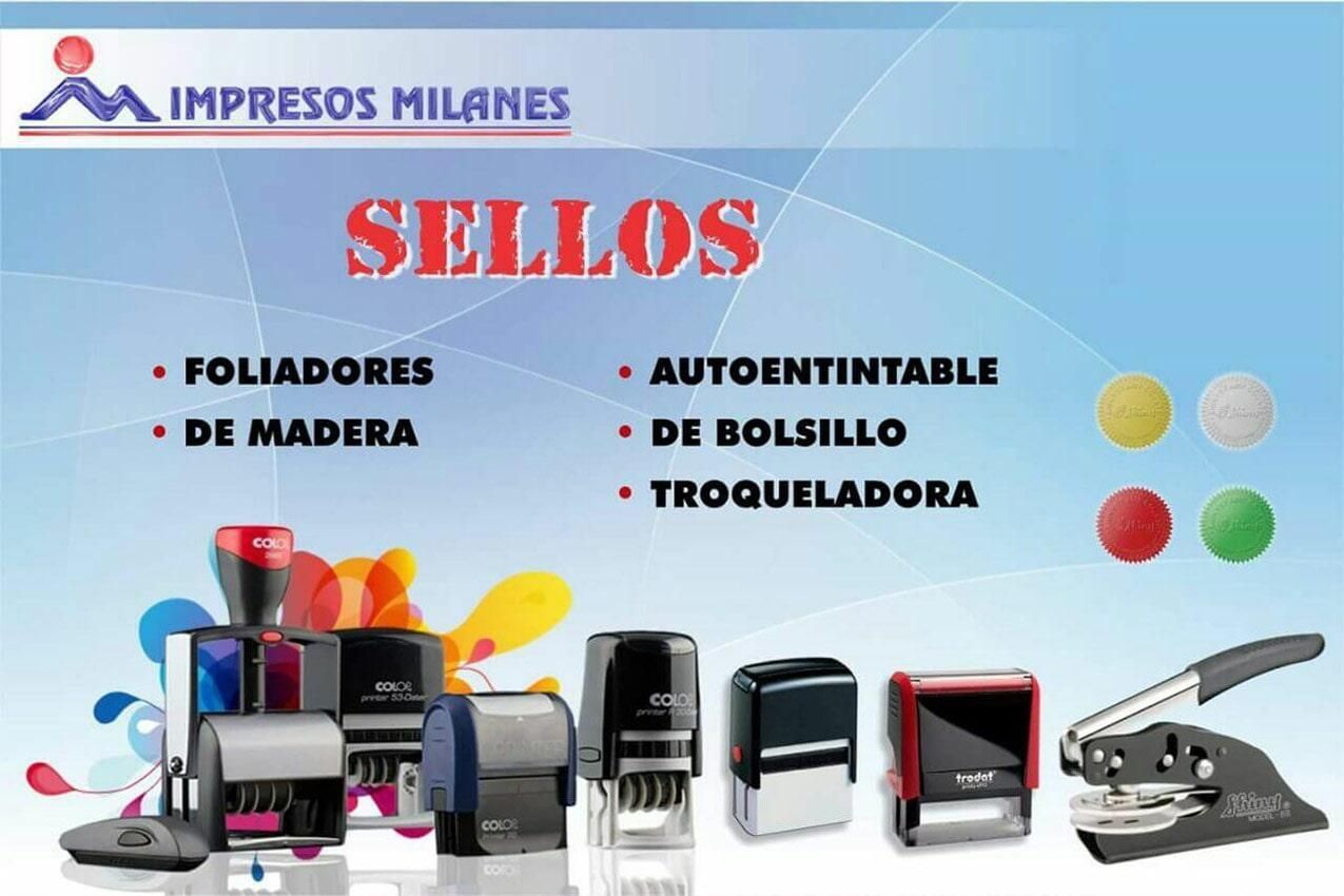 IMPRESOS MILANES - VARIEDAD DE SELLOS