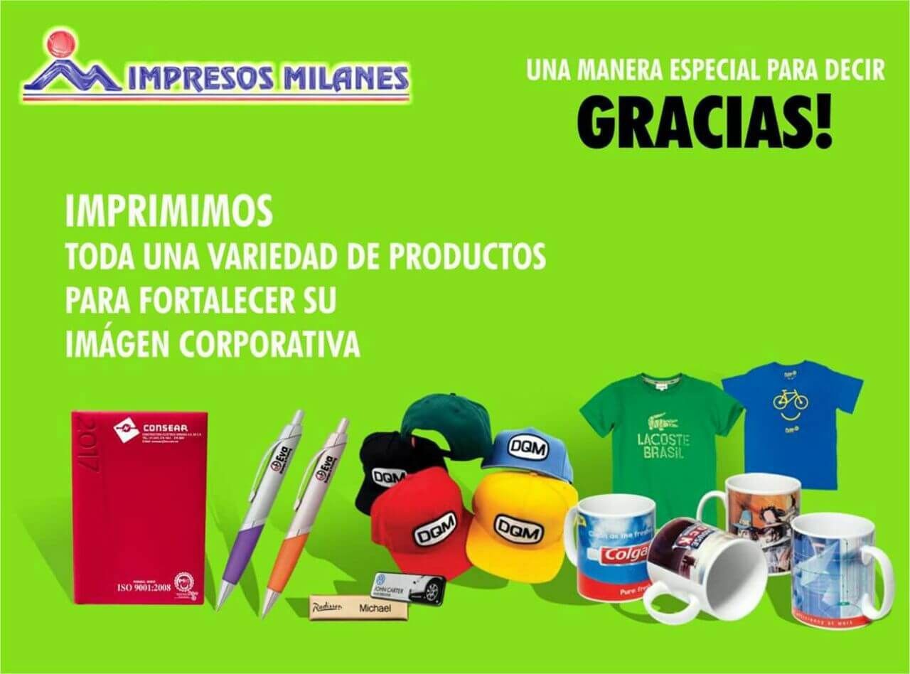 IMPRESOS MILANES - VARIEDAD DE PRODUCTOS