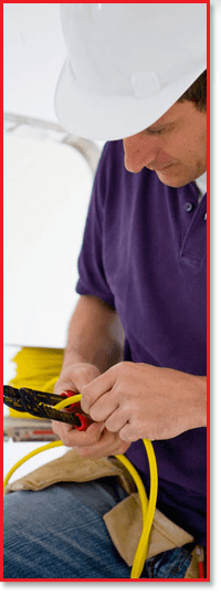 Electrical contractors - High Wycombe, Buckinghamshire - Milner's Electrical - wire cutting