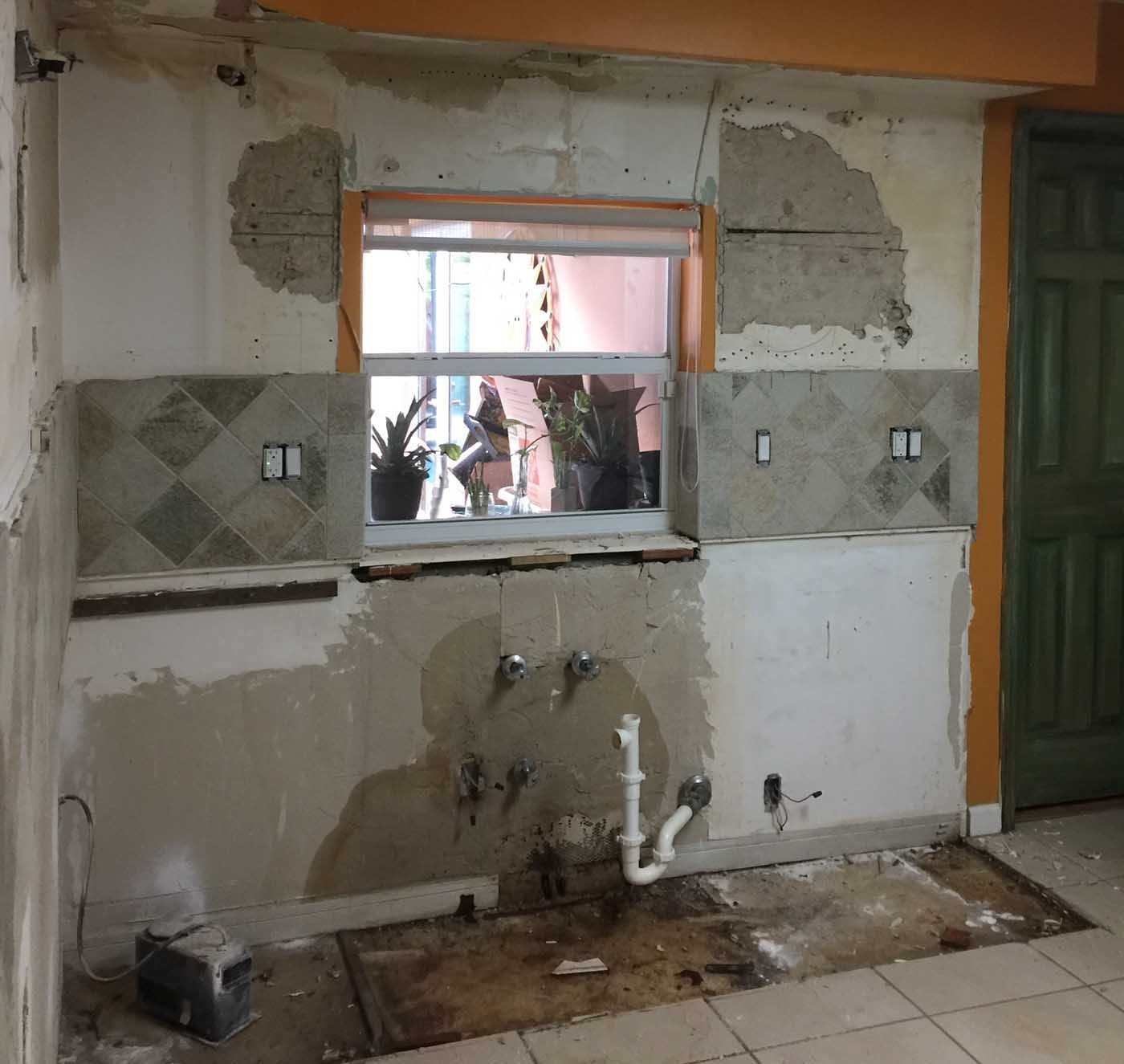 before remodeling 