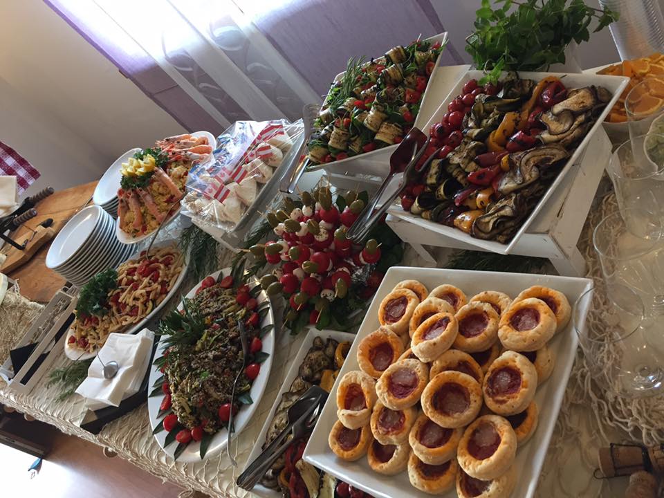 Allestimento buffet evento privato