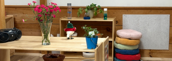 An authentic Montessori classroom at Sandwich Montessori School