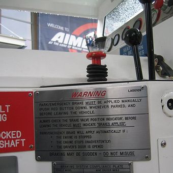 engraved warning label