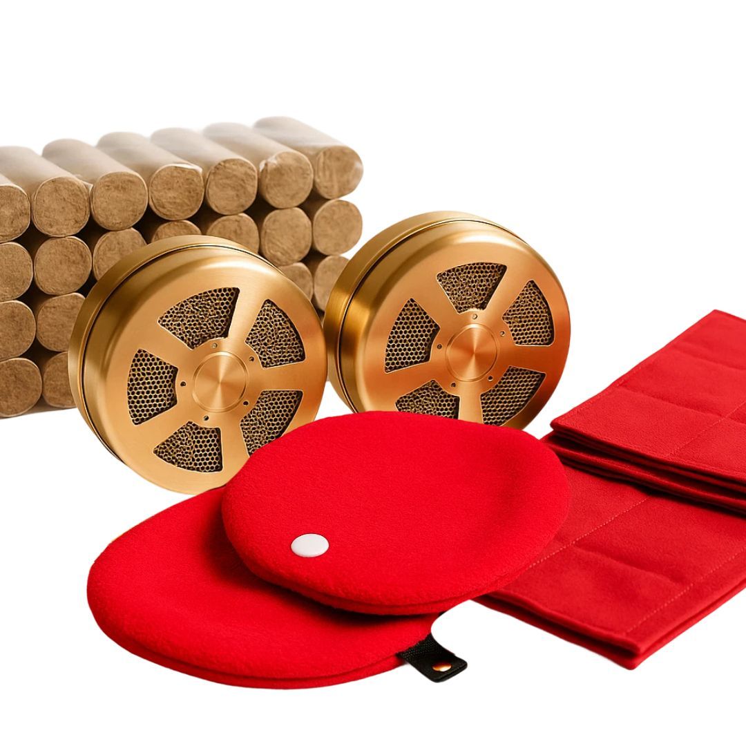 A woman is getting a acupuncture treatment on her back.