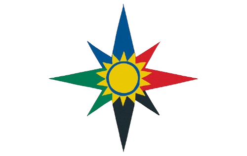 Ein bunter Stern mit einer Sonne in der Mitte