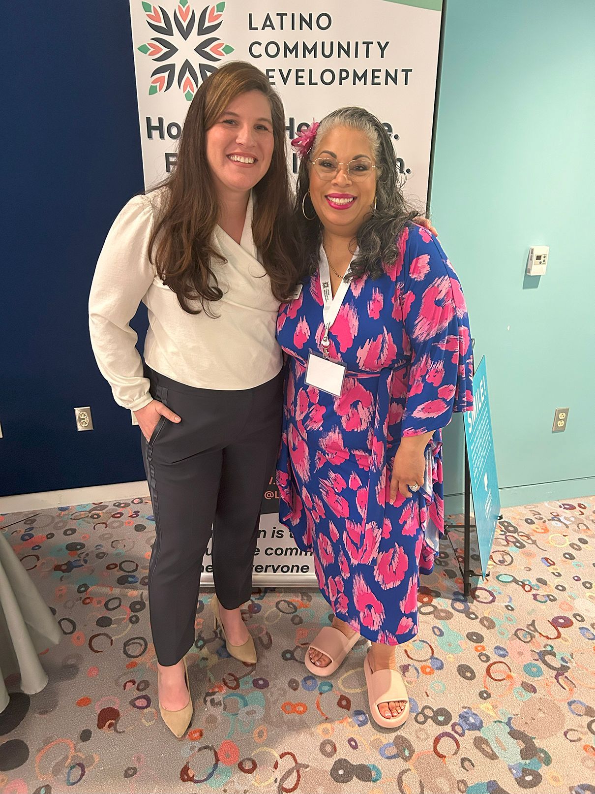 Tanya Rodriguez-Hodges and Dr. Amalia Luxardo at the Seeds of Success Summit