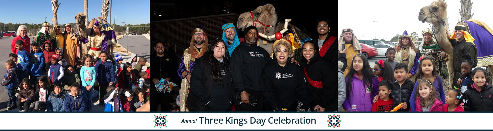 The LCD team at the 2025 Three Kings Day Celebration at Segra Park.