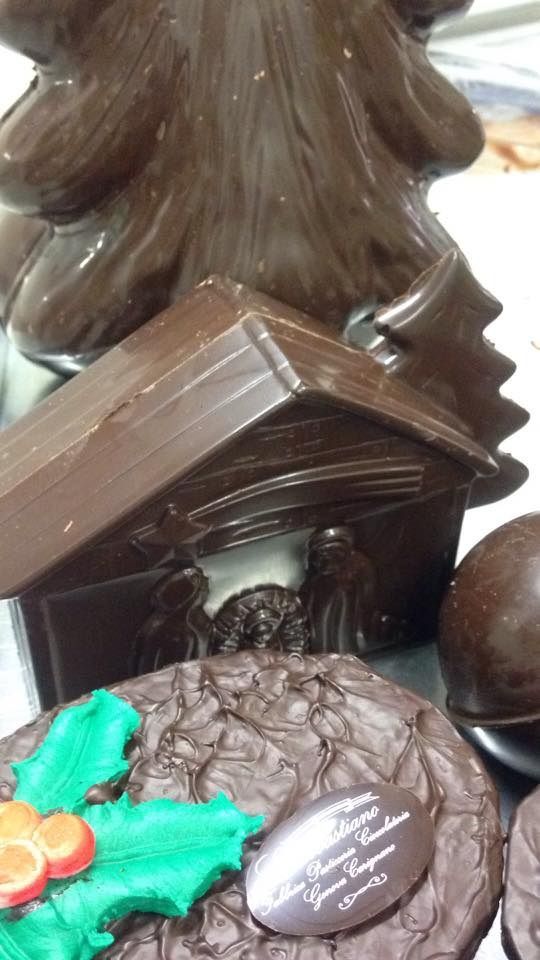 Presepe di cioccolato