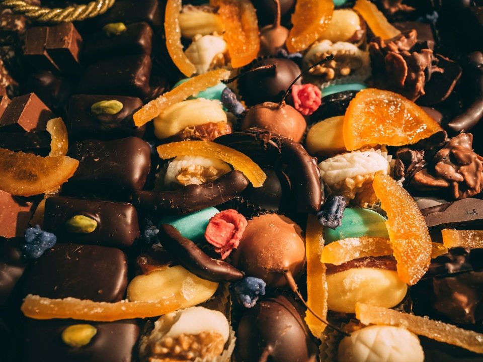 Cioccolati alla frutta