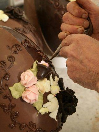 Uova pasquali di cioccolato