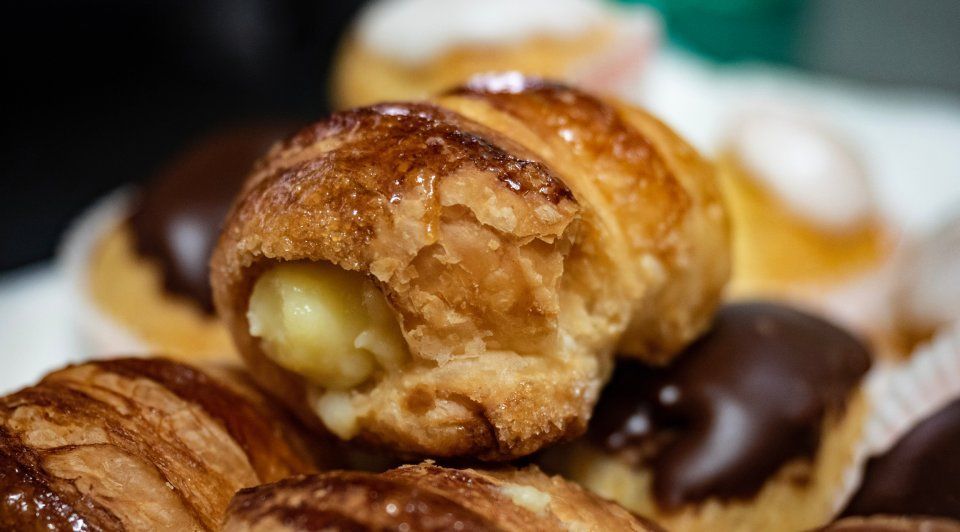 Cannolo di sfoglia alla crema