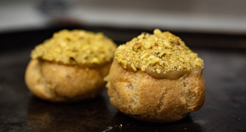 Bignè al pistacchio