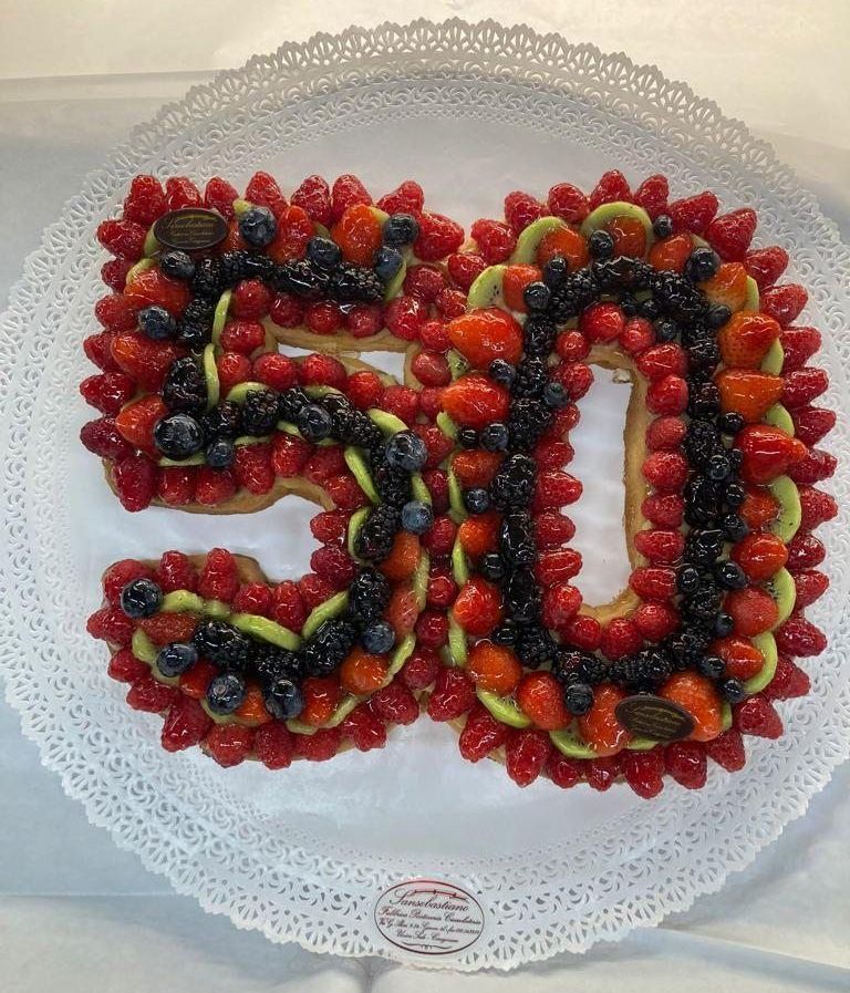Torta 18 anni alla frutta