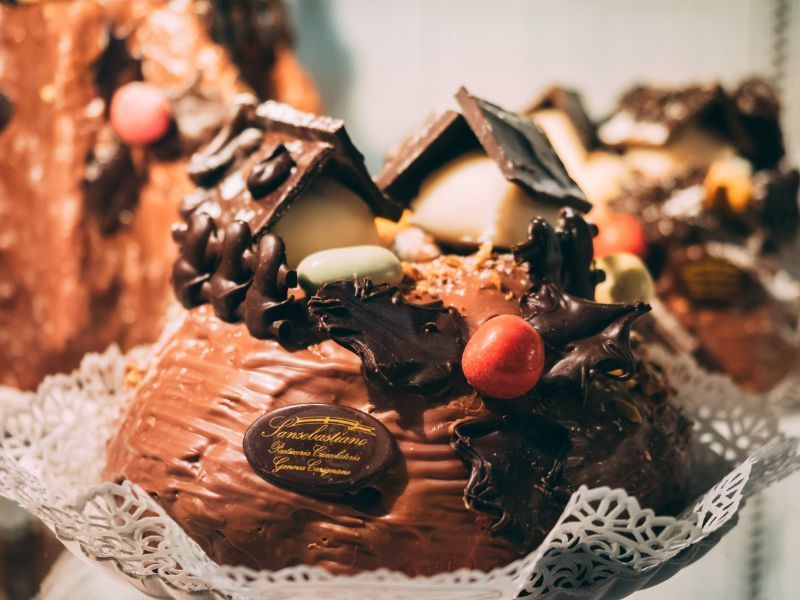 Dolce natalizio al cioccolato
