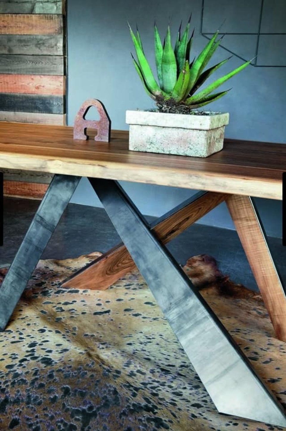 tavolo stile industriale