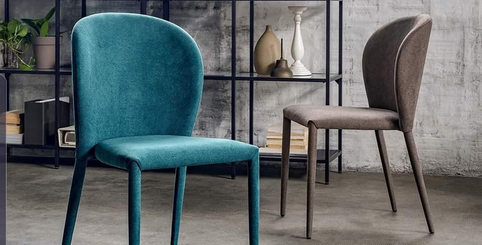 sedie in velluto