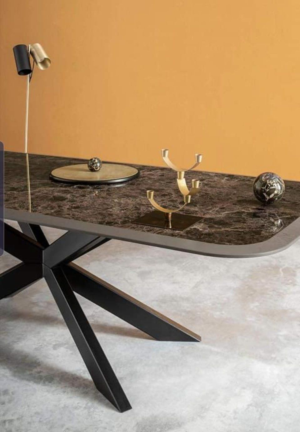 tavolo in ferro e legno