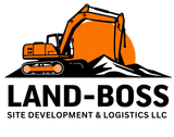 A logo for Land-Boss Site Development & Logistics LLC