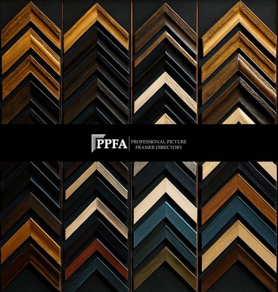 A poster for ppfa professional picture framer directors
