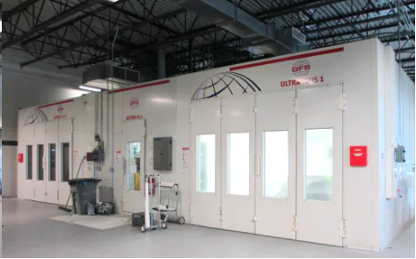 Car Spray Paint Room - Mechanicsburg, PA - Sun Motors Collision Center