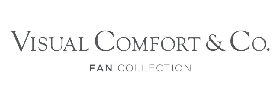 The logo for visual comfort & co. fan collection