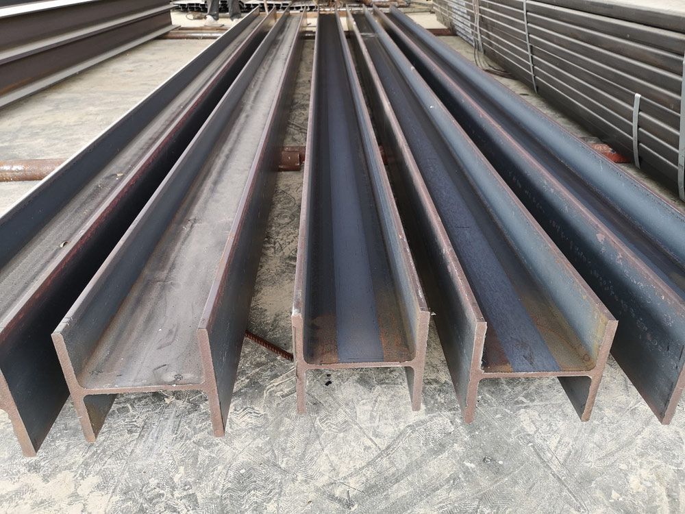 Steel Columns On Floor — BM Steel Fabrication In Pacific Palms, NSW