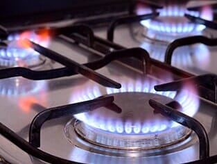 Gas stove burner — Propane and Natural Gas Delivery in Bakersfield, CA